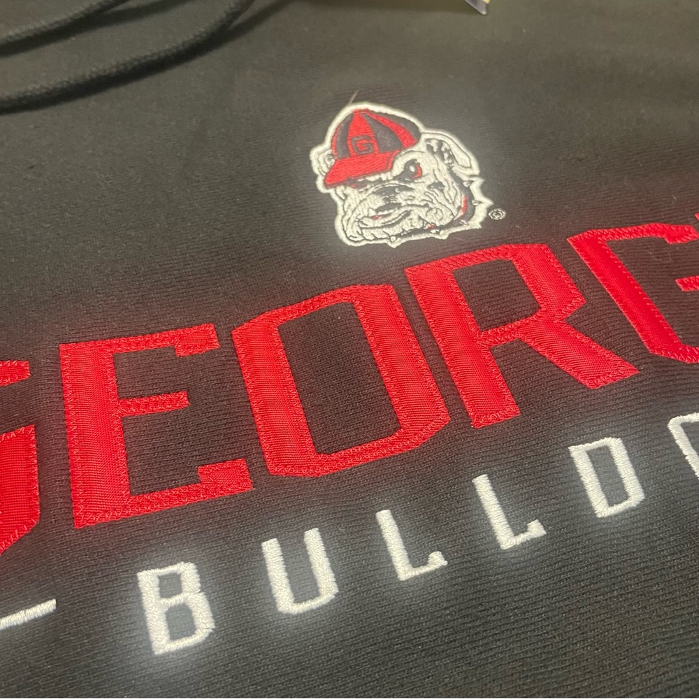NWT Champion Georgia Bulldogs UGA embroidered hoodie sweatshirt - Picture 2 of 6